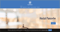 Desktop Screenshot of hostalpancorbo.com